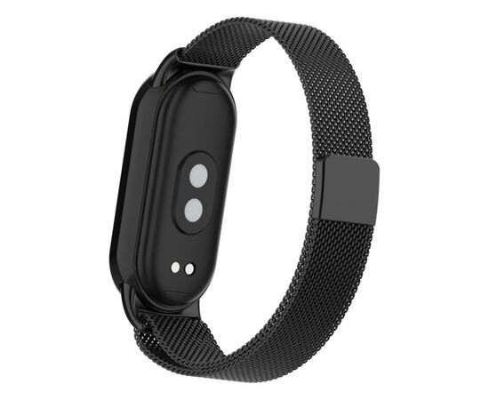 Ремінець до фітнес браслета Armorstandart Milanese Magnetic Band для Xiaomi Mi Band 8 Black (ARM69916), зображення 2 Ремінець до фітнес браслета Armorstandart Milanese Magnetic Band для Xiaomi Mi Band 8 Black (ARM69916), зображення 2