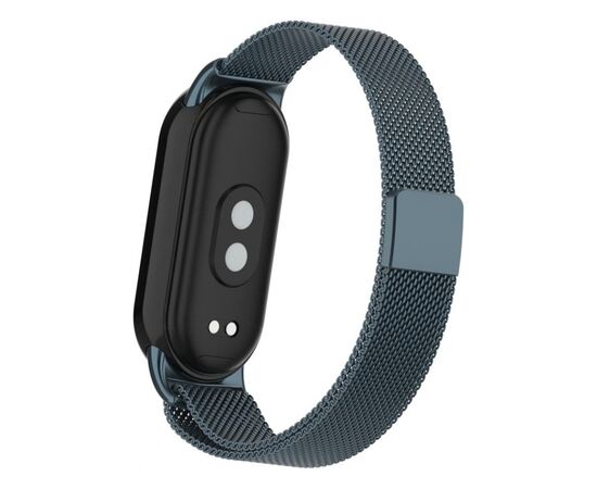 Ремінець до фітнес браслета Armorstandart Milanese Magnetic Band для Xiaomi Mi Band 8 Titanium Grey (ARM69918), зображення 2