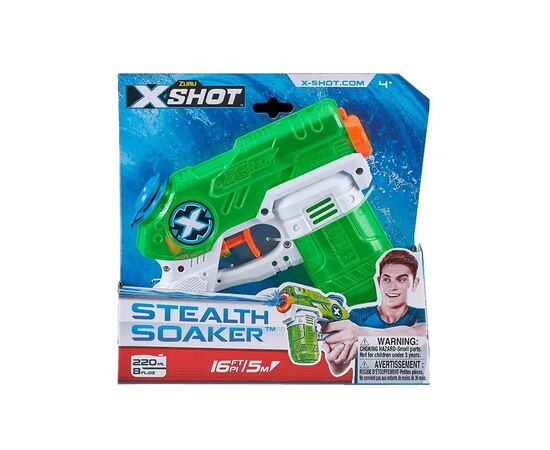Игрушечное оружие Zuru X-Shot Warfare Водный бластер Small Stealth Soaker (01226R), изображение 2 Игрушечное оружие Zuru X-Shot Warfare Водный бластер Small Stealth Soaker (01226R), изображение 2
