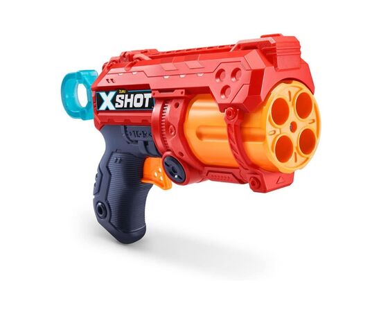 Игрушечное оружие Zuru X-Shot Red Быстрострельный бластер EXCEL FURY 4 (16 патронов) (36377R)