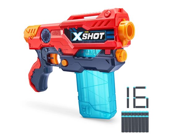 Іграшкова зброя Zuru X-Shot Red Швидкострільний бластер EXCEL Hurricane (16 патронів) (36440R)