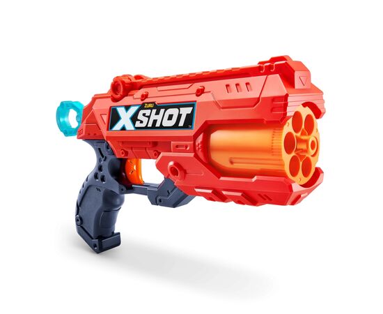 Игрушечное оружие Zuru X-Shot Red Быстрострельный бластер EXCEL REFLEX 6 (16 патронов) (36433R), изображение 2 Игрушечное оружие Zuru X-Shot Red Быстрострельный бластер EXCEL REFLEX 6 (16 патронов) (36433R), изображение 2