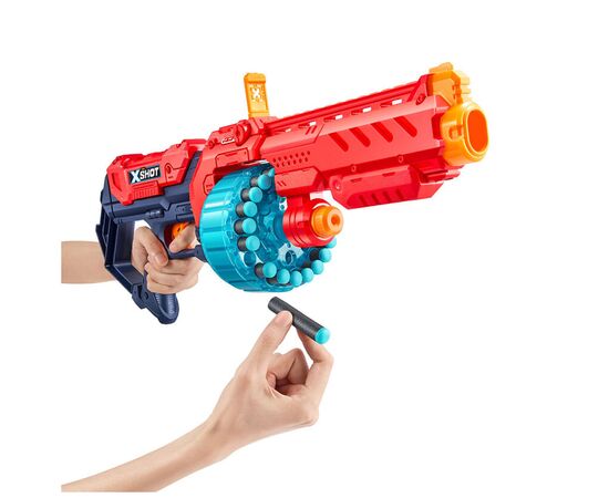 Игрушечное оружие Zuru X-Shot Red Быстрострельный бластер EXCEL Turbo Fire (48 патронов) (36270R), изображение 2 Игрушечное оружие Zuru X-Shot Red Быстрострельный бластер EXCEL Turbo Fire (48 патронов) (36270R), изображение 2