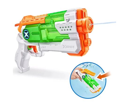 Игрушечное оружие Zuru X-Shot Warfare Водный бластер Fast Fill Small (56220R), изображение 2 Игрушечное оружие Zuru X-Shot Warfare Водный бластер Fast Fill Small (56220R), изображение 2