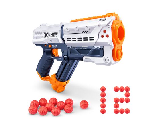 Игрушечное оружие Zuru X-Shot Быстрострельный бластер EXCEL NEW CHAOS Meteor (12 шариков) (36282R)