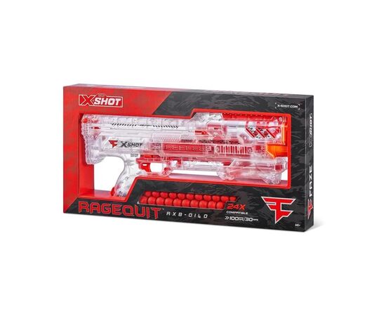 Игрушечное оружие Zuru X-Shot Быстрострельный бластер Chaos FAZE Ragequit (24 шарика) (36498)