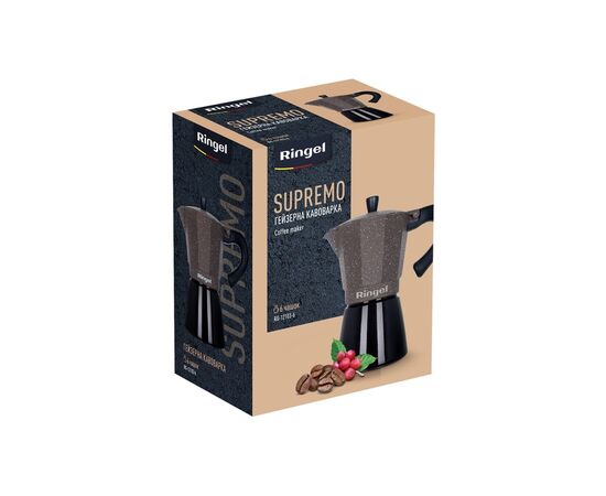 Гейзерная кофеварка Ringel Supremo 6 чашок (RG-12103-6), изображение 12 Гейзерная кофеварка Ringel Supremo 6 чашок (RG-12103-6), изображение 12