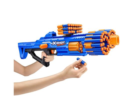 Игрушечное оружие Zuru X-Shot Быстрострельный бластер Insanity-Berzerko 8 Shot (48 патронов) (36610R), изображение 6 Игрушечное оружие Zuru X-Shot Быстрострельный бластер Insanity-Berzerko 8 Shot (48 патронов) (36610R), изображение 6