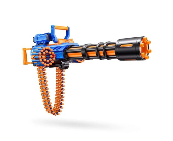 Игрушечное оружие Zuru X-Shot Быстрострельный бластер Insanity-Motorized Rage Fire Gatlin Gun со штативом (72 патронов (36605R), изображение 4 Игрушечное оружие Zuru X-Shot Быстрострельный бластер Insanity-Motorized Rage Fire Gatlin Gun со штативом (72 патронов (36605R), изображение 4