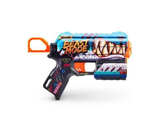 Игрушечное оружие Zuru X-Shot Быстрострельный бластер Skins Flux Beast Out (8 патронов) (36516L), изображение 2 Игрушечное оружие Zuru X-Shot Быстрострельный бластер Skins Flux Beast Out (8 патронов) (36516L), изображение 2