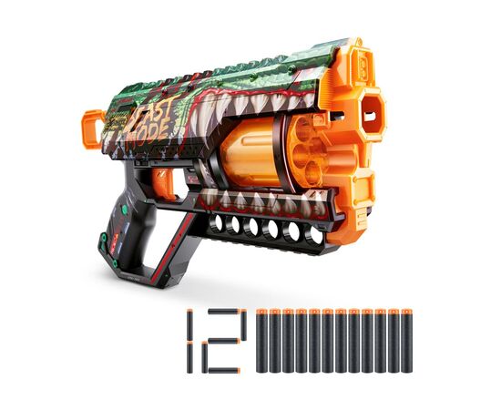 Игрушечное оружие Zuru X-Shot Быстрострельный бластер Skins Griefer Beast Out (12 патронов) (36561A)