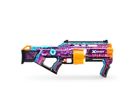 Игрушечное оружие Zuru X-Shot Быстрострельный бластер Skins Last Stand Enigma (16 патронов) (36518L), изображение 3 Игрушечное оружие Zuru X-Shot Быстрострельный бластер Skins Last Stand Enigma (16 патронов) (36518L), изображение 3