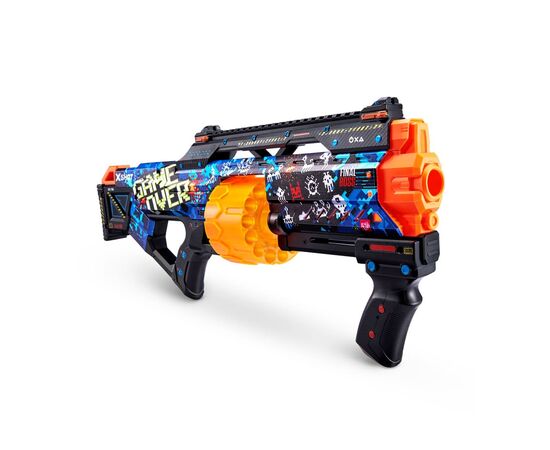 Игрушечное оружие Zuru X-Shot Быстрострельный бластер Skins Last Stand Game Over (16 патронов) (36518A), изображение 3 Игрушечное оружие Zuru X-Shot Быстрострельный бластер Skins Last Stand Game Over (16 патронов) (36518A), изображение 3