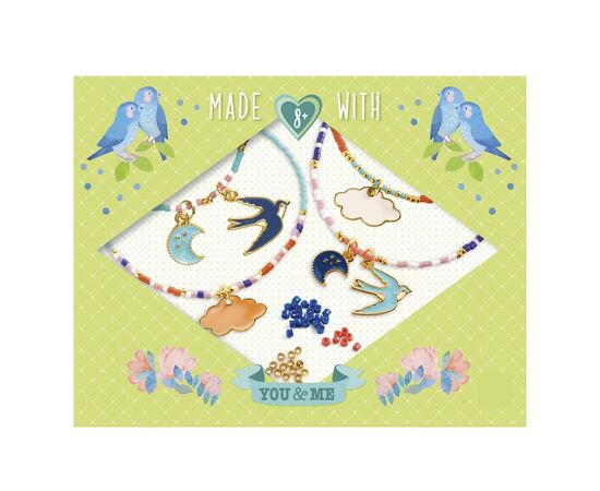 Набір для творчості Djeco Птахи в небі виготовлення браслетів дружби (DJ00016), зображення 3 Набір для творчості Djeco Птахи в небі виготовлення браслетів дружби (DJ00016), зображення 3