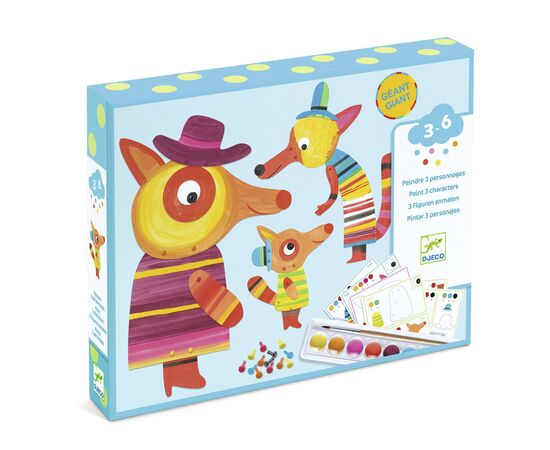 Набор для творчества Djeco Семейка лис раскраски (DJ09897), изображение 11 Набор для творчества Djeco Семейка лис раскраски (DJ09897), изображение 11