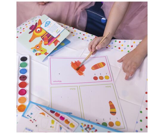 Набор для творчества Djeco Семейка лис раскраски (DJ09897), изображение 2 Набор для творчества Djeco Семейка лис раскраски (DJ09897), изображение 2