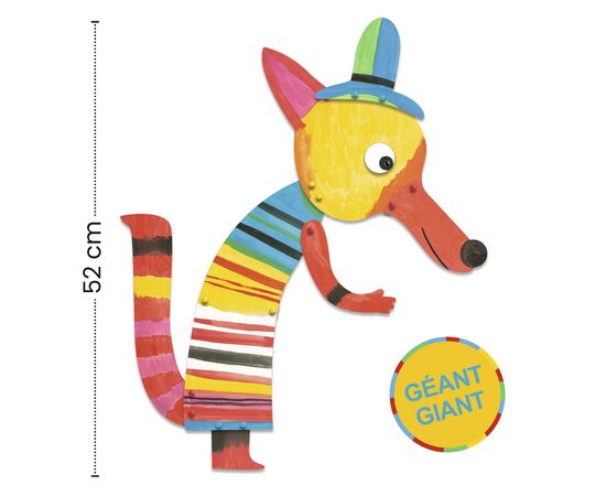 Набор для творчества Djeco Семейка лис раскраски (DJ09897), изображение 3 Набор для творчества Djeco Семейка лис раскраски (DJ09897), изображение 3