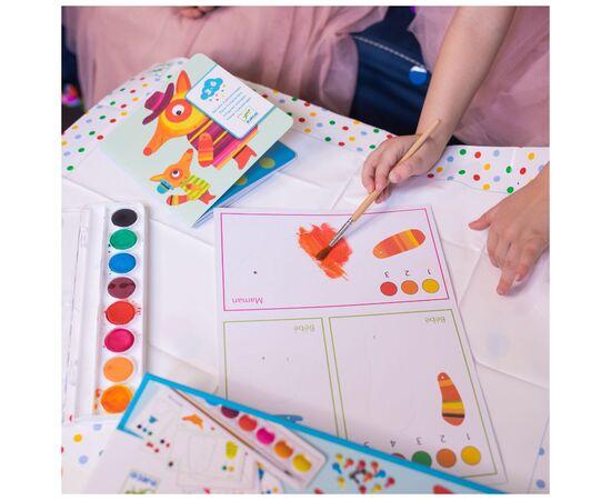 Набор для творчества Djeco Семейка лис раскраски (DJ09897), изображение 9 Набор для творчества Djeco Семейка лис раскраски (DJ09897), изображение 9