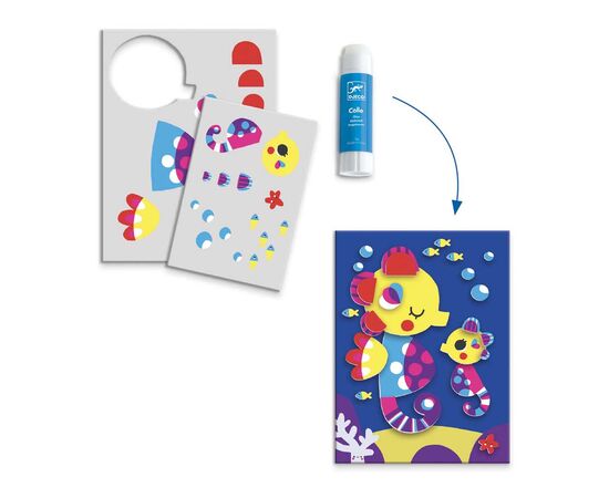 Набор для творчества Djeco Підводний світ (DJ09294), изображение 3 Набор для творчества Djeco Підводний світ (DJ09294), изображение 3