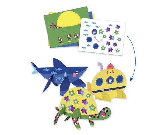 Набор для творчества Djeco Підводний світ (DJ09294), изображение 4 Набор для творчества Djeco Підводний світ (DJ09294), изображение 4