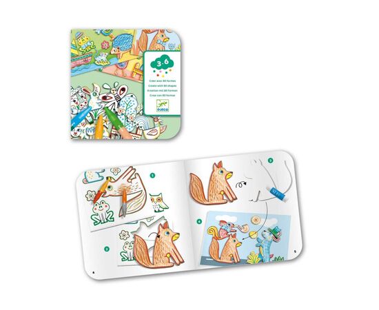 Набор для творчества Djeco Світ для створення тварин (DJ08997), изображение 5 Набор для творчества Djeco Світ для створення тварин (DJ08997), изображение 5