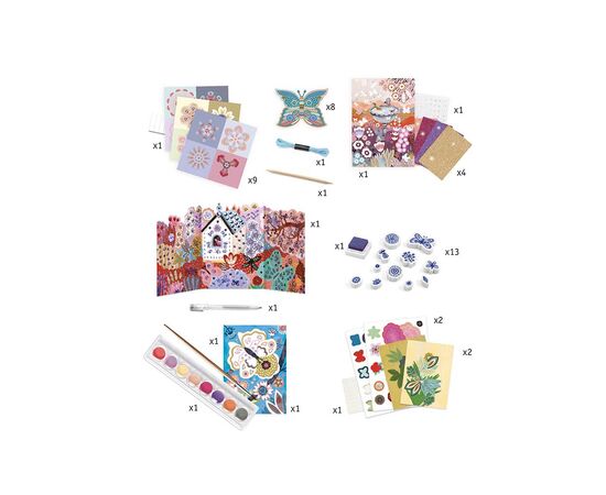 Набір для творчості Djeco Світ квітів (DJ09330), зображення 2 Набір для творчості Djeco Світ квітів (DJ09330), зображення 2