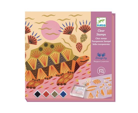 Набір для творчості Djeco Тварини і візерунки зі штампами (DJ08966), зображення 7 Набір для творчості Djeco Тварини і візерунки зі штампами (DJ08966), зображення 7