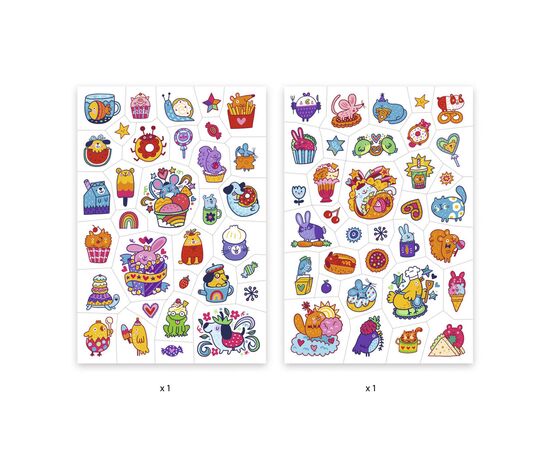 Набір для творчості Djeco Ласощі наклейки на тіло (DJ09612), зображення 2 Набір для творчості Djeco Ласощі наклейки на тіло (DJ09612), зображення 2