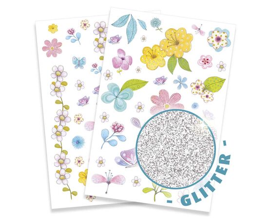 Набор для творчества Djeco Полевые цветы наклейки на тело (DJ09585), изображение 4 Набор для творчества Djeco Полевые цветы наклейки на тело (DJ09585), изображение 4