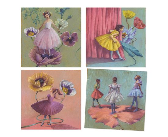 Набор для творчества Djeco Балерина аппликации (DJ09381), изображение 3 Набор для творчества Djeco Балерина аппликации (DJ09381), изображение 3