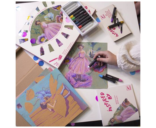 Набор для творчества Djeco Балерина аппликации (DJ09381), изображение 5 Набор для творчества Djeco Балерина аппликации (DJ09381), изображение 5