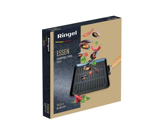 Сковорода Ringel Essen Гриль 28 см (RG-2308-28*28), изображение 5 Сковорода Ringel Essen Гриль 28 см (RG-2308-28*28), изображение 5