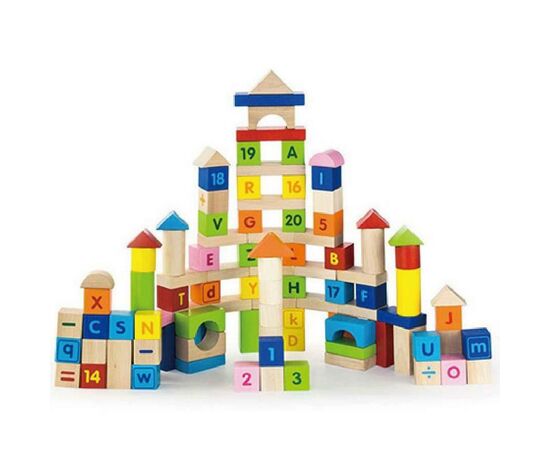 Кубики Viga Toys Кубики Алфавит и числа (50288)