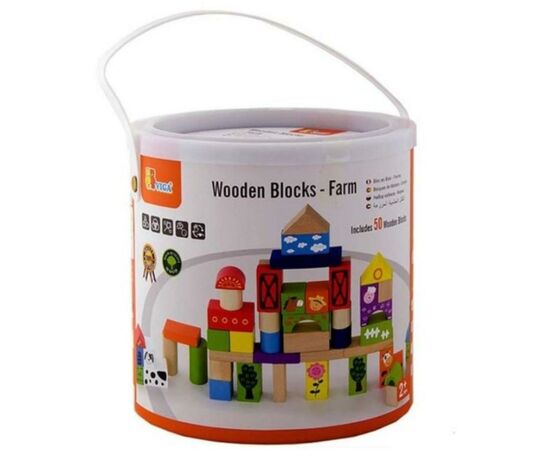 Конструктор Viga Toys Ферма 50 шт (50285)