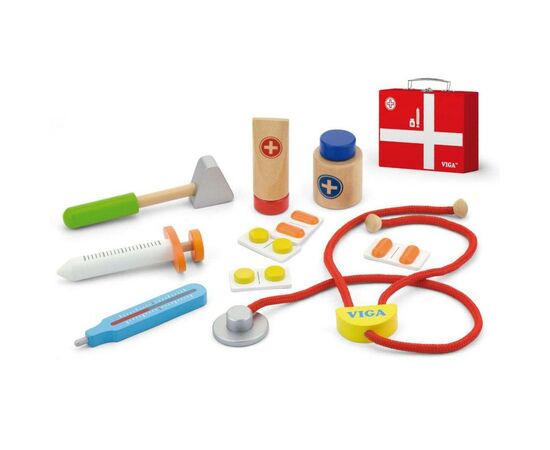 Ігровий набір Viga Toys Валіза лікаря (50530)
