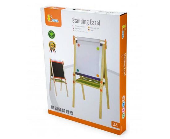 Набір для творчості Viga Toys Мольберт двосторонній магнітний (50952), зображення 3 Набір для творчості Viga Toys Мольберт двосторонній магнітний (50952), зображення 3