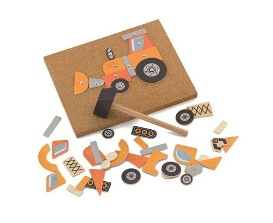 Набір для творчості Viga Toys Будівельна техника (50336), зображення 2 Набір для творчості Viga Toys Будівельна техника (50336), зображення 2