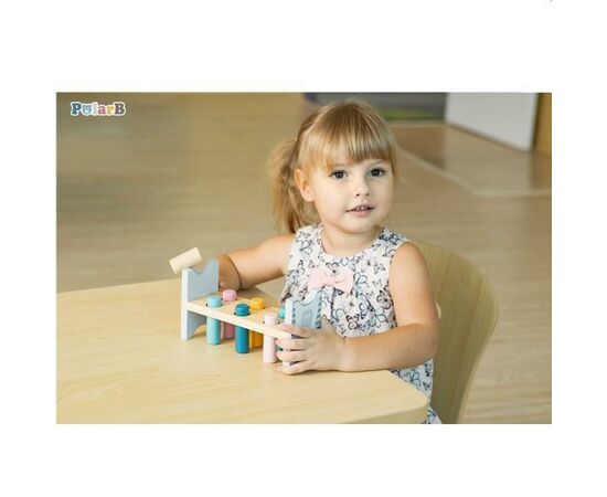 Развивающая игрушка Viga Toys PolarB Забей гвоздик (44009), изображение 5 Развивающая игрушка Viga Toys PolarB Забей гвоздик (44009), изображение 5