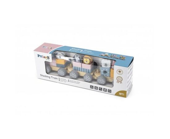 Развивающая игрушка Viga Toys PolarB Поезд с животными (44015), изображение 3 Развивающая игрушка Viga Toys PolarB Поезд с животными (44015), изображение 3