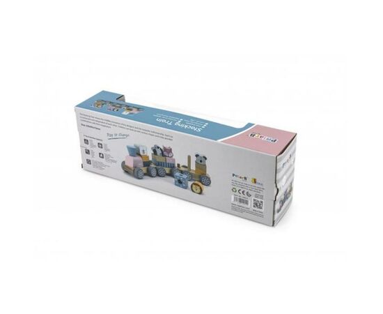 Развивающая игрушка Viga Toys PolarB Поезд с животными (44015), изображение 4 Развивающая игрушка Viga Toys PolarB Поезд с животными (44015), изображение 4