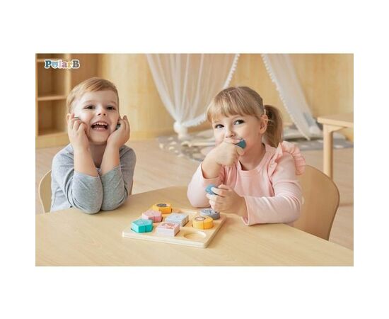 Развивающая игрушка Viga Toys Пазл PolarB Формы и дикие животные (44012), изображение 6 Развивающая игрушка Viga Toys Пазл PolarB Формы и дикие животные (44012), изображение 6