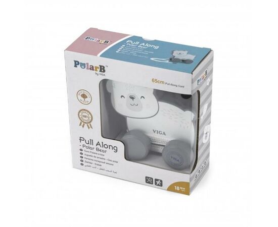 Каталка Viga Toys PolarB Білий ведмідь (44001), зображення 2