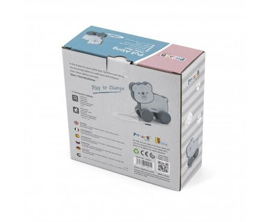 Каталка Viga Toys PolarB Білий ведмідь (44001), зображення 3