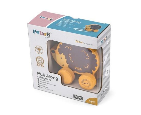Каталка Viga Toys PolarB Ежик (44003), изображение 2 Каталка Viga Toys PolarB Ежик (44003), изображение 2