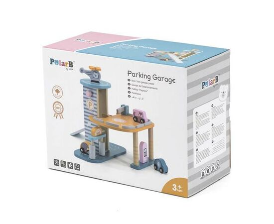 Игровой набор Viga Toys PolarB Паркинг двухэтажный (44029), изображение 2 Игровой набор Viga Toys PolarB Паркинг двухэтажный (44029), изображение 2