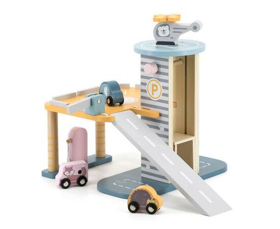 Игровой набор Viga Toys PolarB Паркинг двухэтажный (44029), изображение 3 Игровой набор Viga Toys PolarB Паркинг двухэтажный (44029), изображение 3