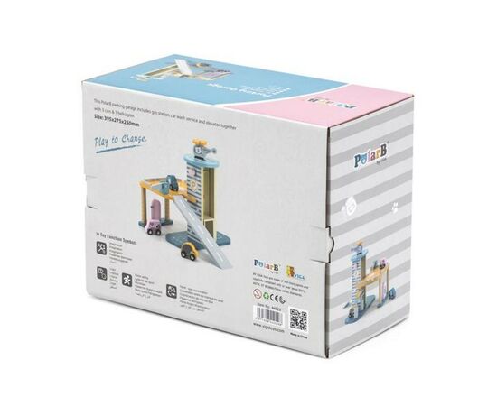 Игровой набор Viga Toys PolarB Паркинг двухэтажный (44029), изображение 4 Игровой набор Viga Toys PolarB Паркинг двухэтажный (44029), изображение 4