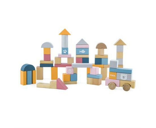 Кубики Viga Toys PolarB Пастельные блоки (44010), изображение 2 Кубики Viga Toys PolarB Пастельные блоки (44010), изображение 2