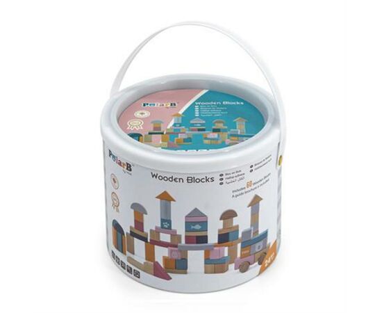 Кубики Viga Toys PolarB Пастельні блоки (44010)