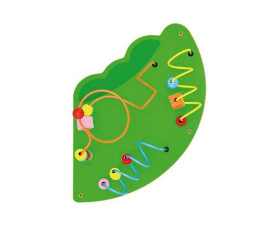 Развивающая игрушка Viga Toys Бизиборд Крокодил, 5 секций (50346FSC), изображение 4